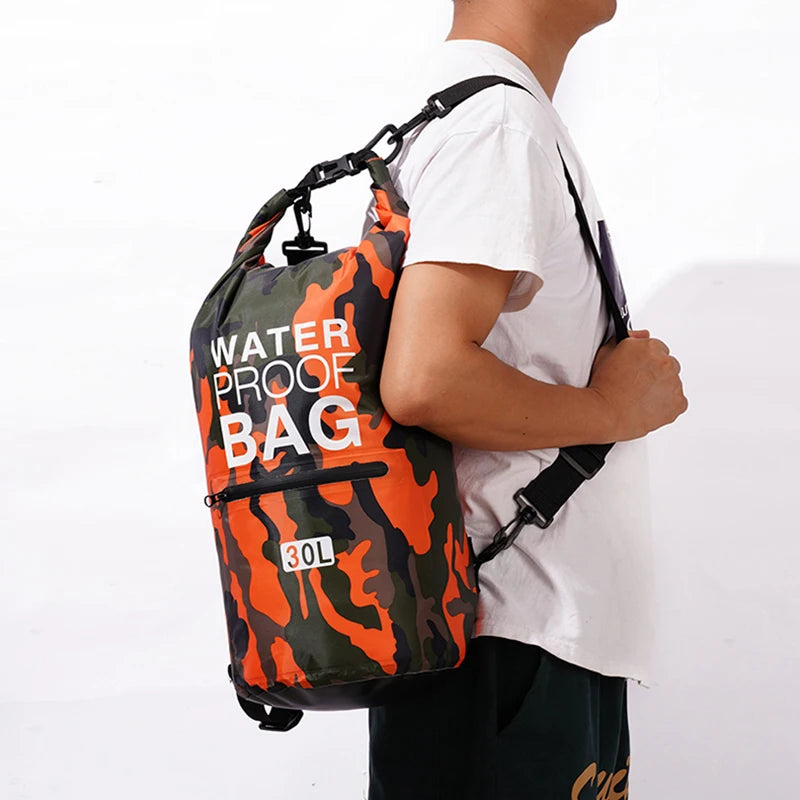 30L/15L Waterproof Dry Bag Backpack with Wet Pocket