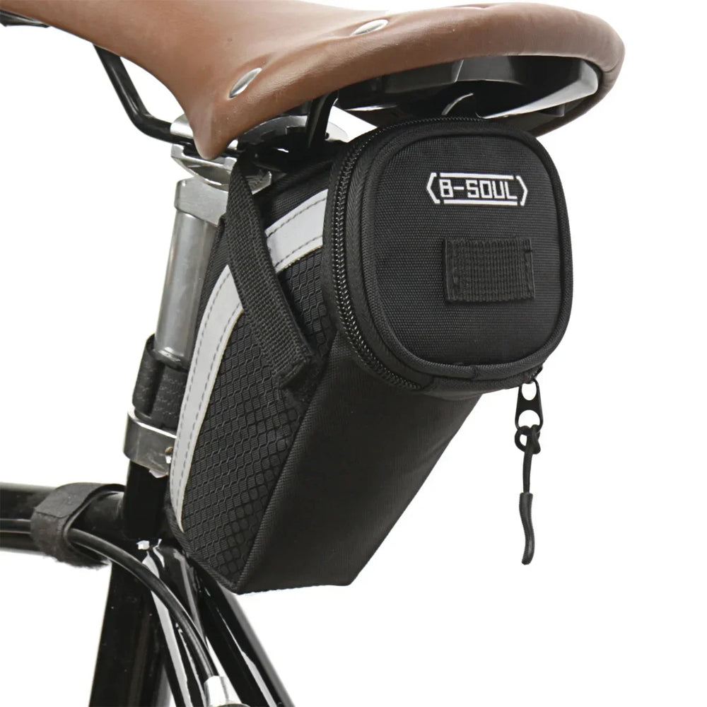 B-SOUL 1L Bicycle Saddle Bag Rear Tool Storage