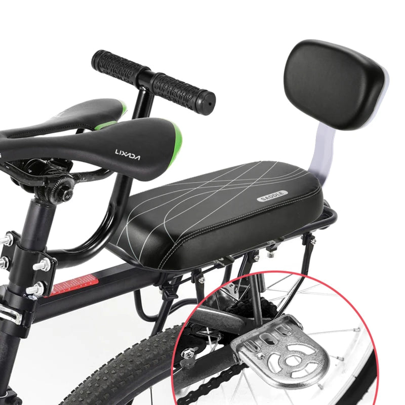 Mountain Bike Rear Child Seat with Backrest