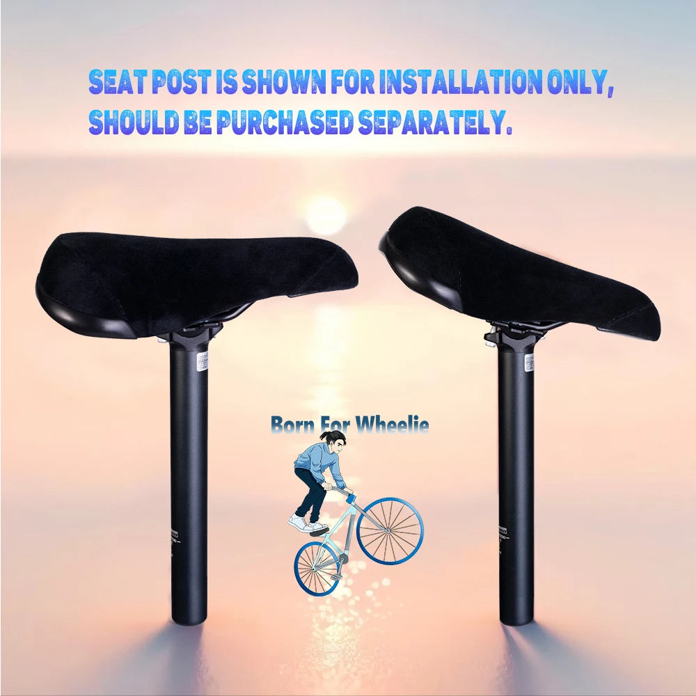 Funsea Wheelie Bike Seat Embroidered Flannelette
