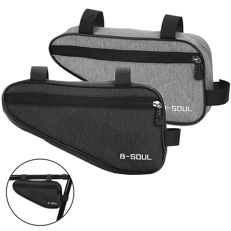 Bike Triangle Frame Bag MTB Front Tube Storage