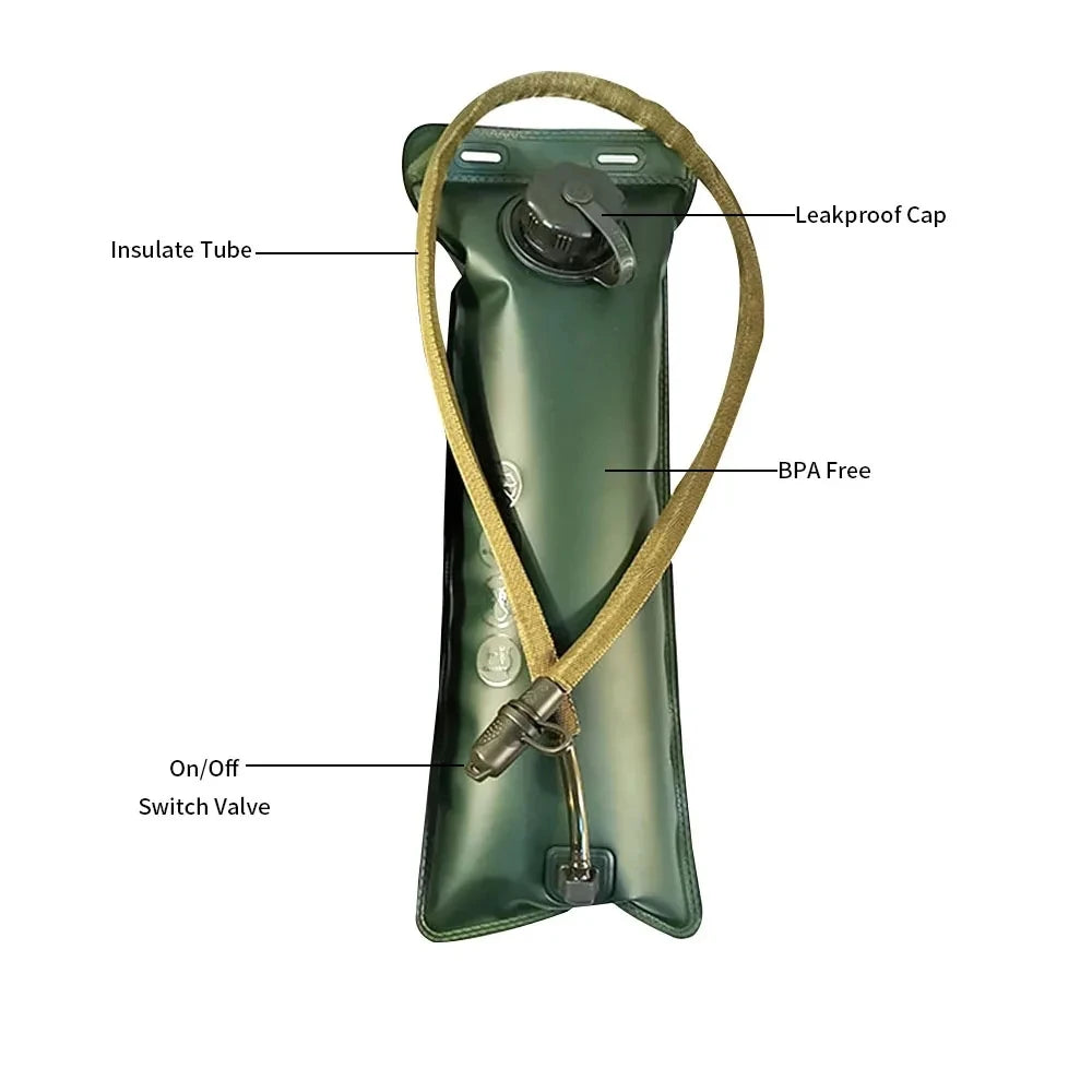 2–3L Hydration Water Bladder for Running & Cycling