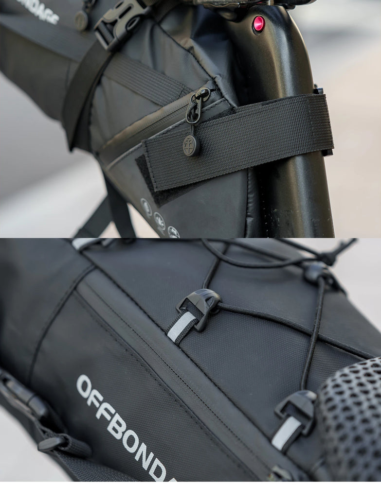 OFFBONDAGE 15L Foldable Rear Bike Saddle Bag