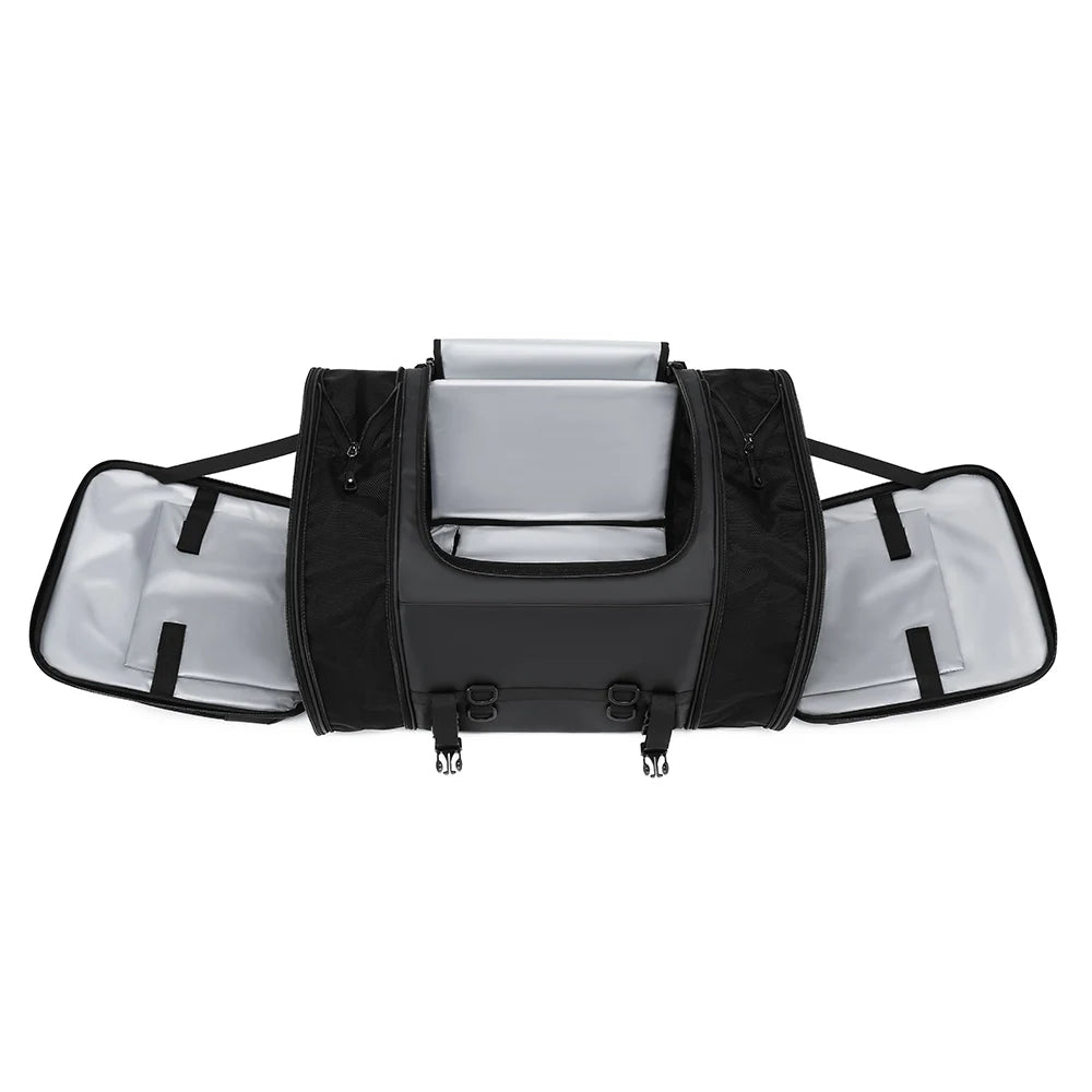 Motorcycle tail bag 19–80L, waterproof & expandable