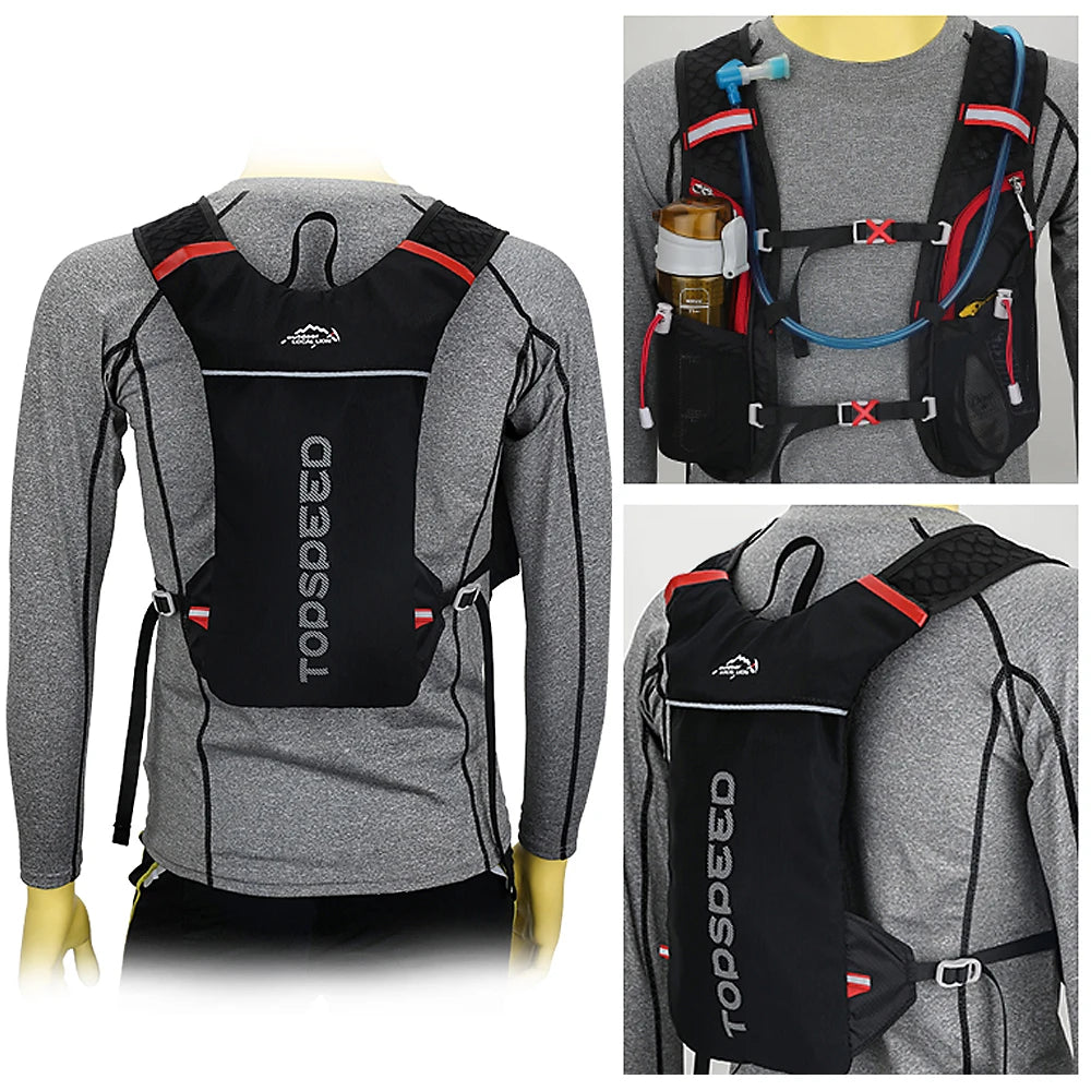 2L Hydration Backpack, Lightweight for Running & Cycling