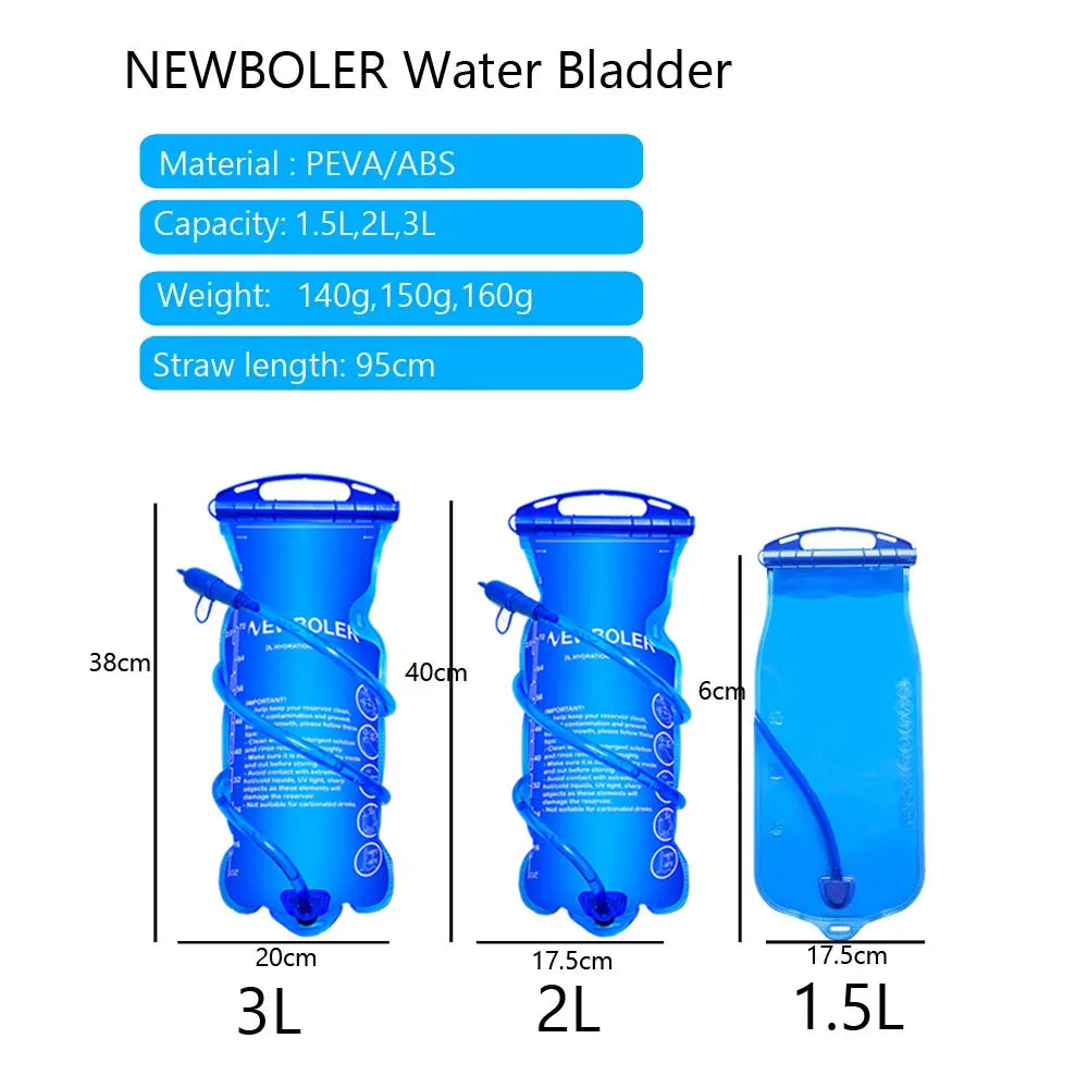 BPA-Free Hydration Water Bladder 1L–3L
