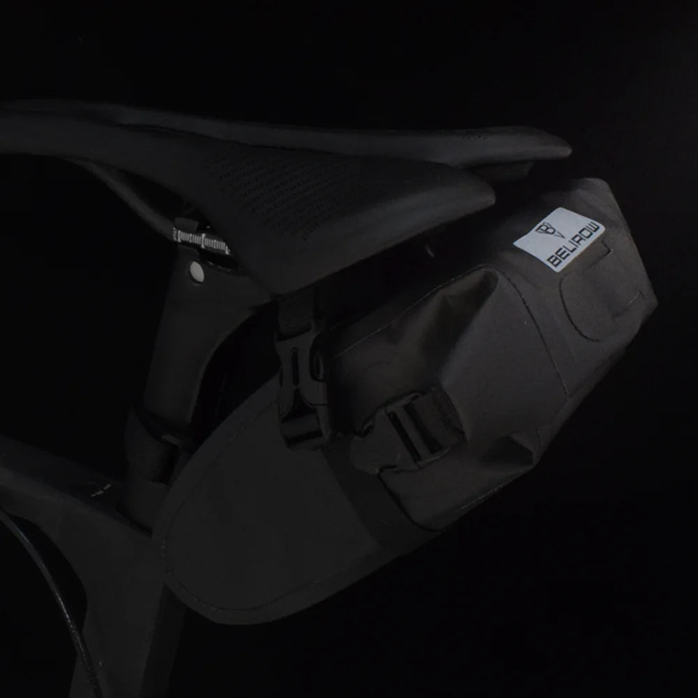 Waterproof bike saddle bag for MTB & road cycling