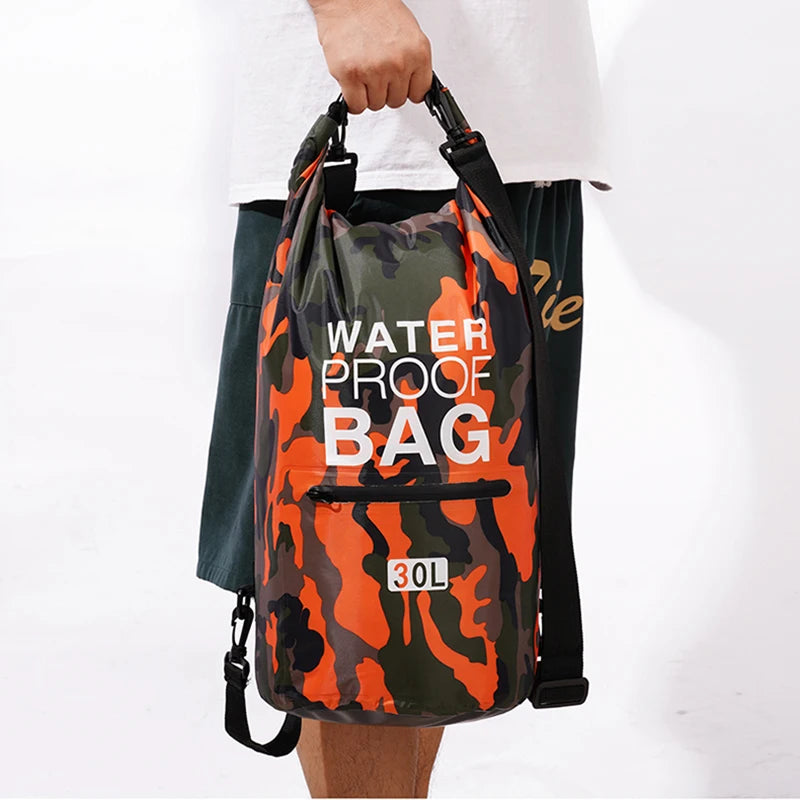 30L/15L Waterproof Dry Bag Backpack with Wet Pocket