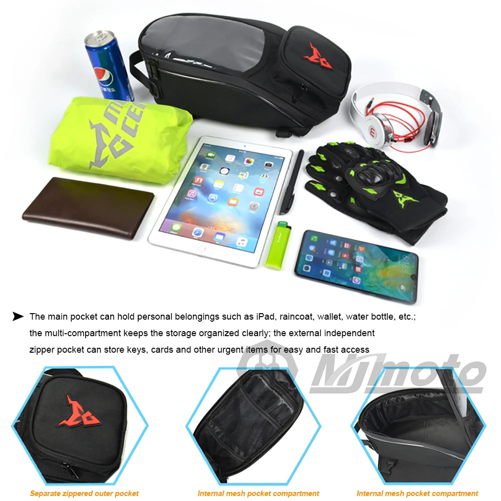 Universal Motorcycle Magnetic Navigation Tank Bag