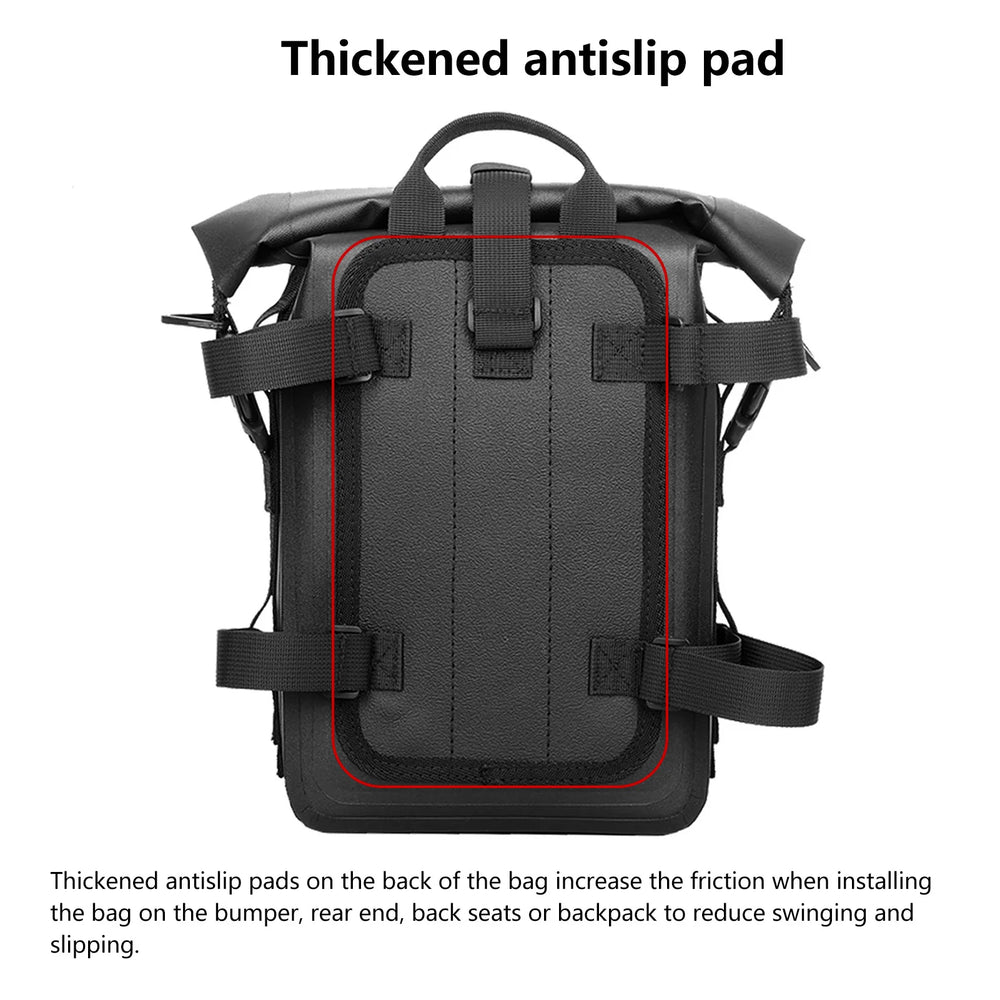 4L waterproof motorcycle tail/side bag for travel