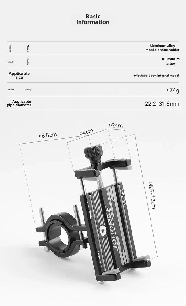 Universal Bike Phone Holder for MTB & Road Bike