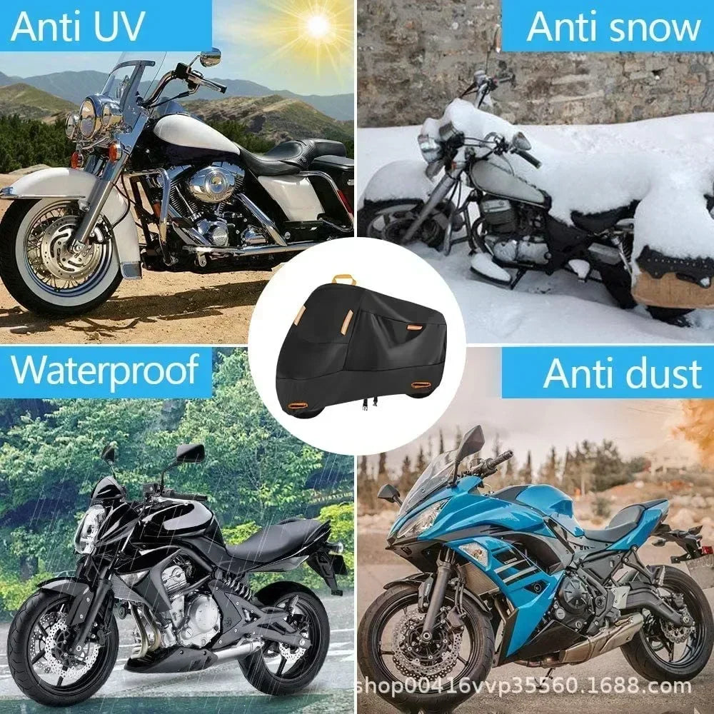Waterproof Motorcycle Cover UV Protection Polyester
