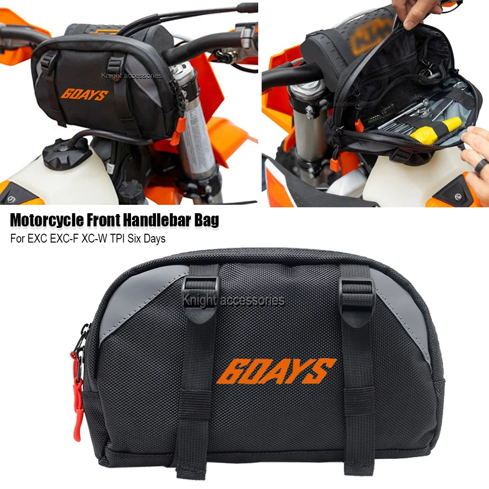 Motorcycle Handlebar Bag Multifunction Travel Storage