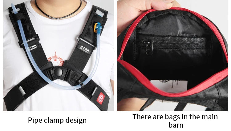 Star Field Knight Hydration Backpack Outdoor Sports