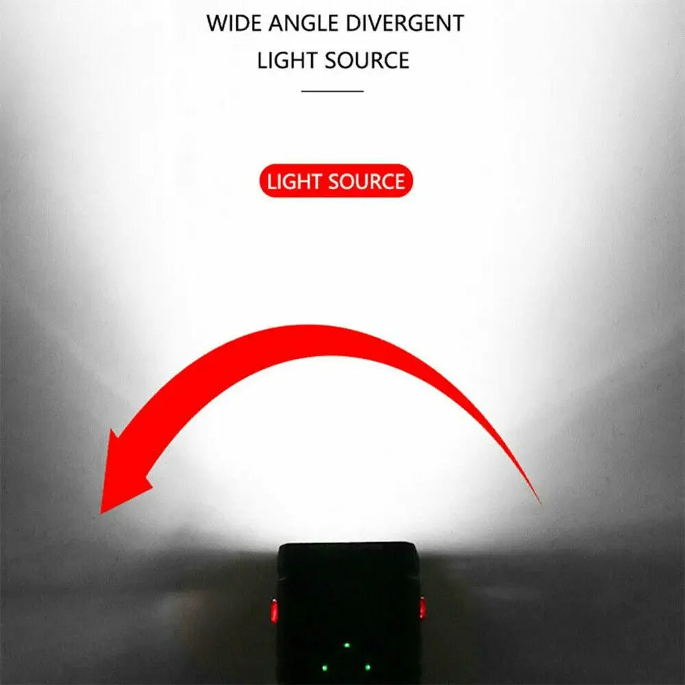 Waterproof USB Bike Headlight with Power Display