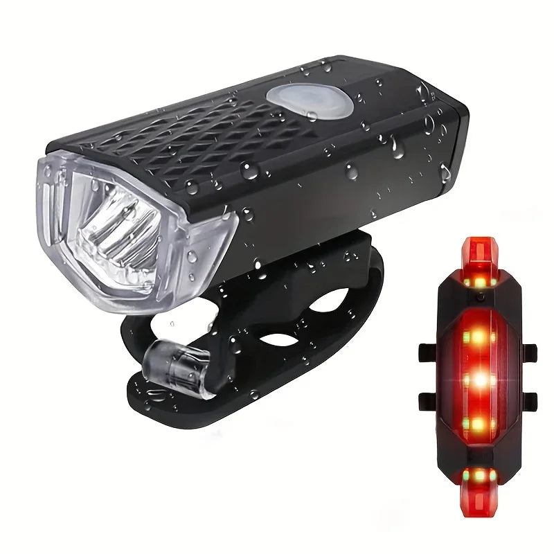 Bike Light Set Front and Rear for MTB & Road Bike