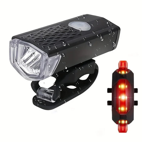Bike Light Set Front and Rear for MTB & Road Bike