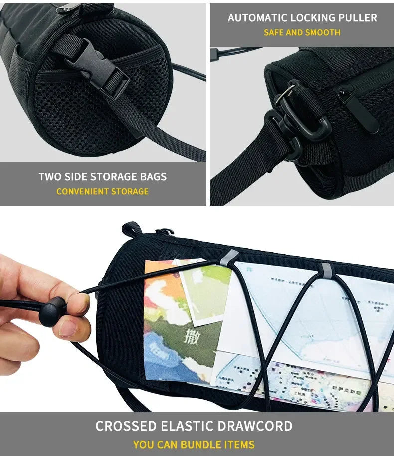 Waterproof Bike Handlebar Bag Front Storage