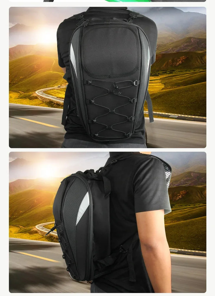 45L waterproof motorcycle tail bag, high capacity