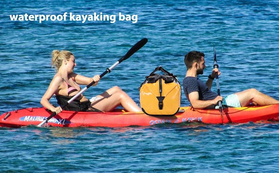 50L motorcycle dry bag for camping, boating & travel