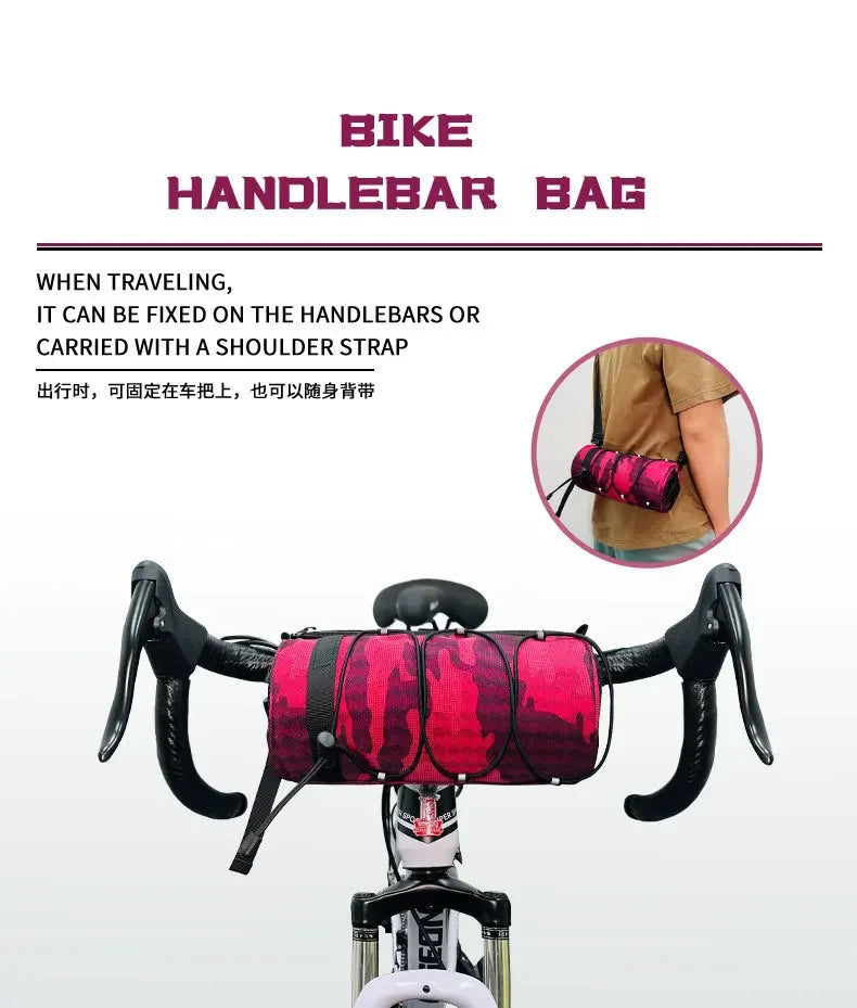 Waterproof Bike Handlebar Bag Front Storage