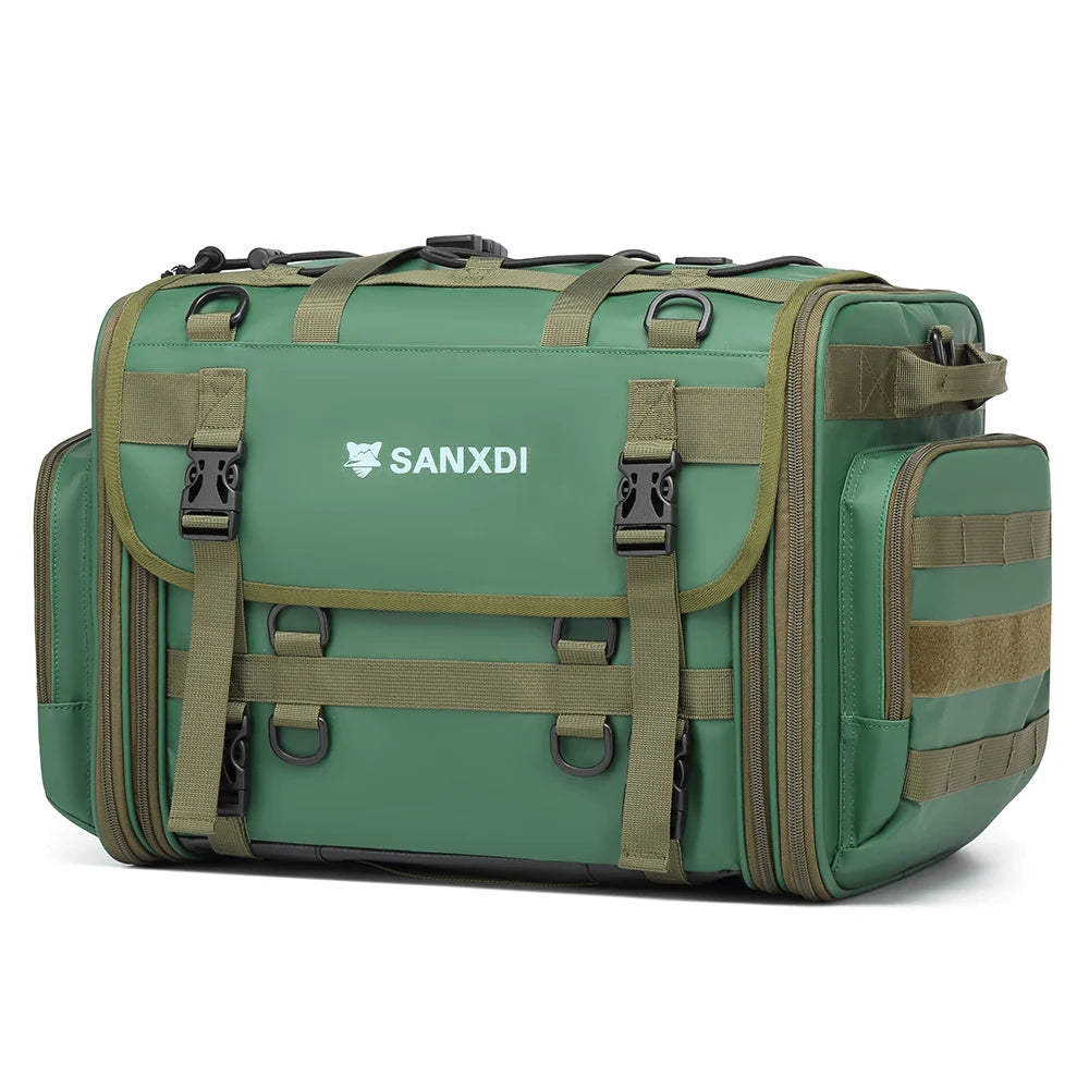 Motorcycle tail bag 19–80L, waterproof & expandable