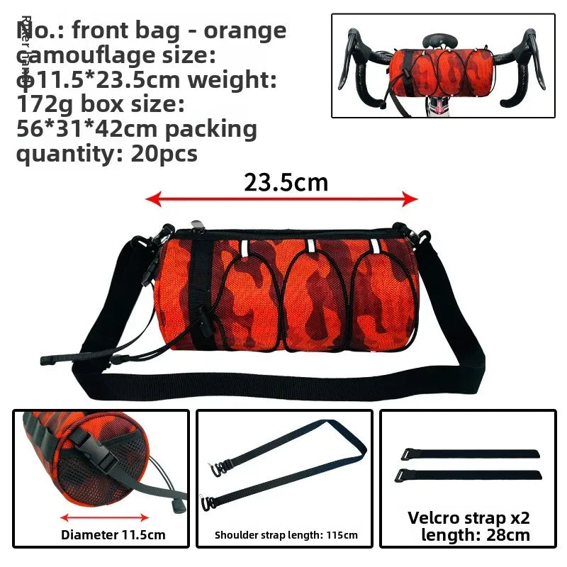 Waterproof Bike Handlebar Bag Front Storage