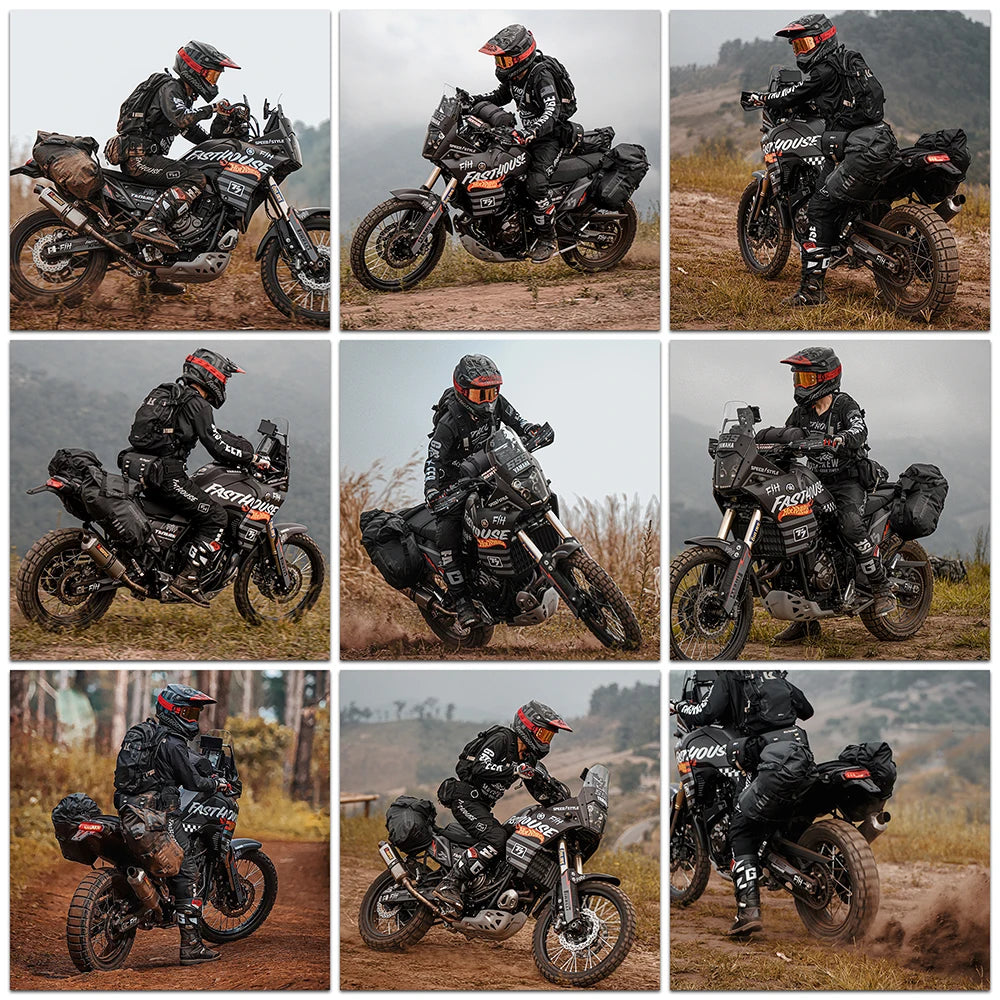 Rhinowalk waterproof motorcycle pannier bags 18–48L