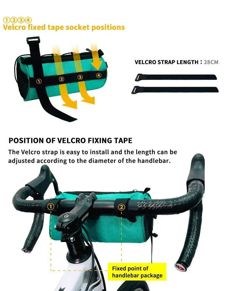 Waterproof Bike Handlebar Bag Front Storage