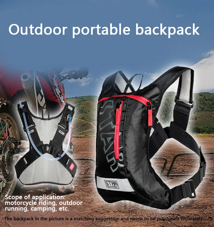Hydration backpack 2L for cycling, motocross & hiking