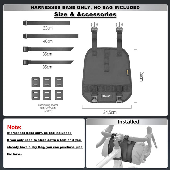 Rhinowalk 12L Waterproof Bicycle Handlebar Bag