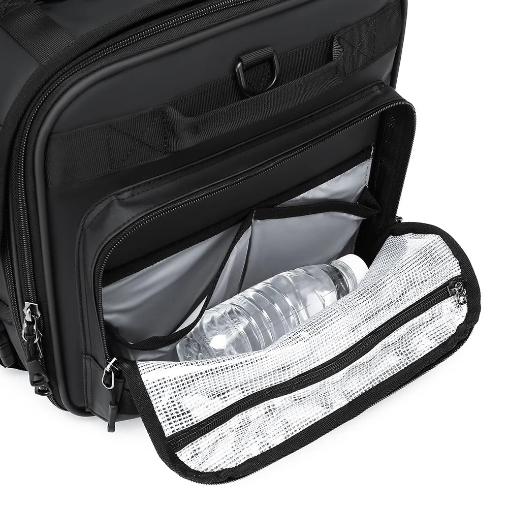Motorcycle tail bag 19–80L, waterproof & expandable