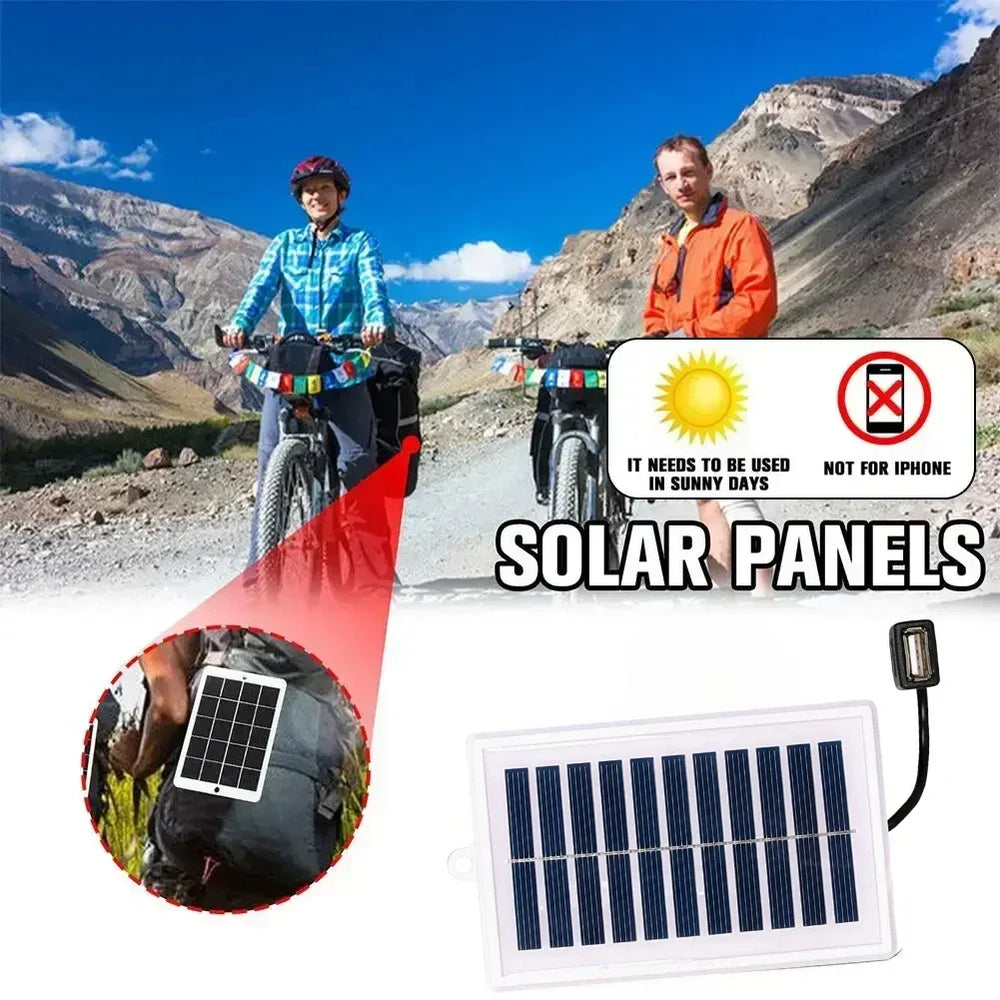 Portable Solar Charger USB for Travel & Camping