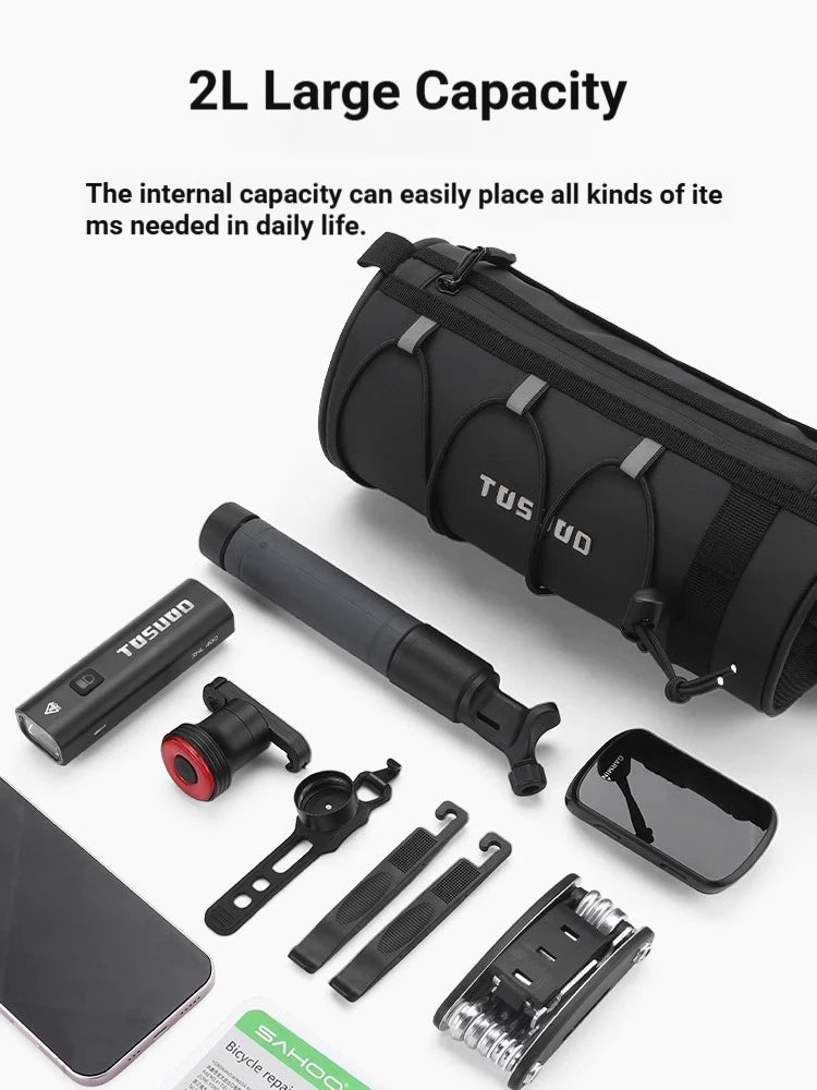 TOSUOD Bike Front Bag Multifunction Storage