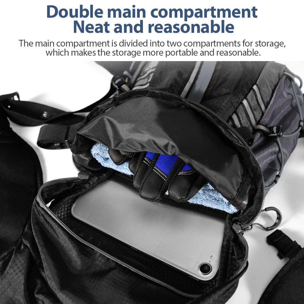 NEWBOLER Water-Repellent Cycling Hydration Backpack