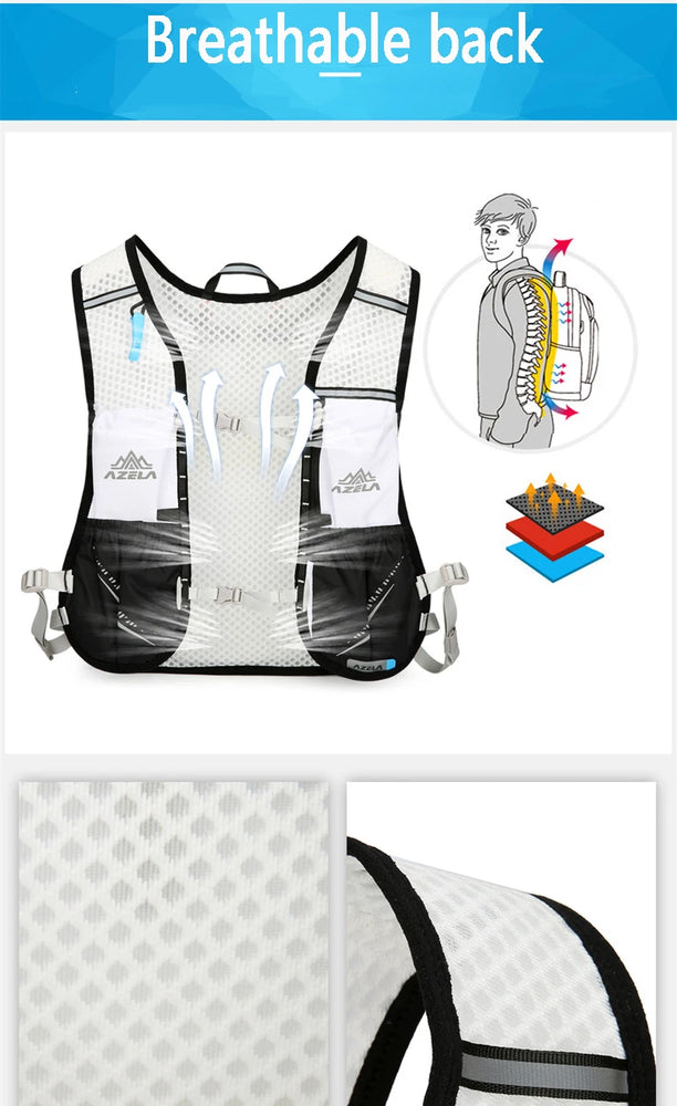 Hydration Running Vest for Marathon & Cycling