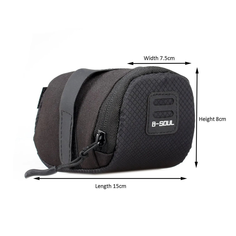 Nylon Bicycle Saddle Bag Waterproof MTB Rear Storage