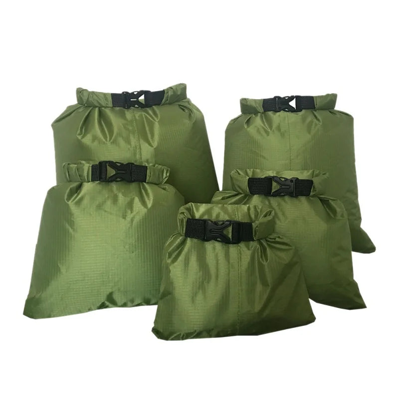 5pcs Waterproof Dry Bags for Camping & Kayaking