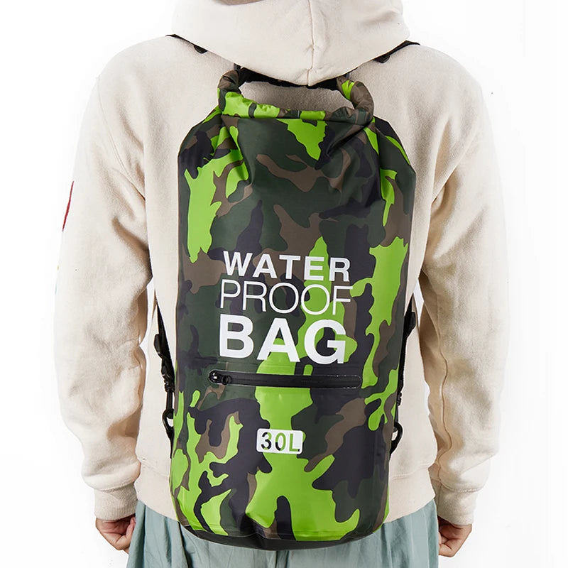30L/15L Waterproof Dry Bag Backpack with Wet Pocket