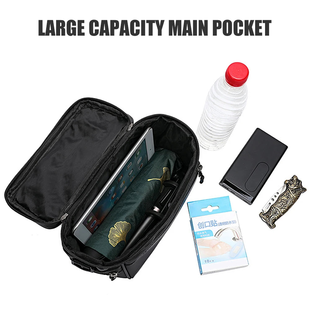 Bike Handlebar Bag Front Tube Cycling Storage