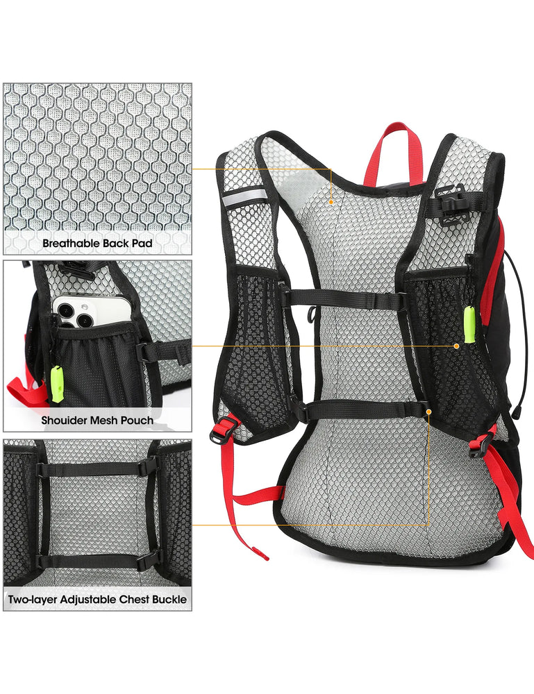 2L Hydration Pack Lightweight Running Cycling Backpack