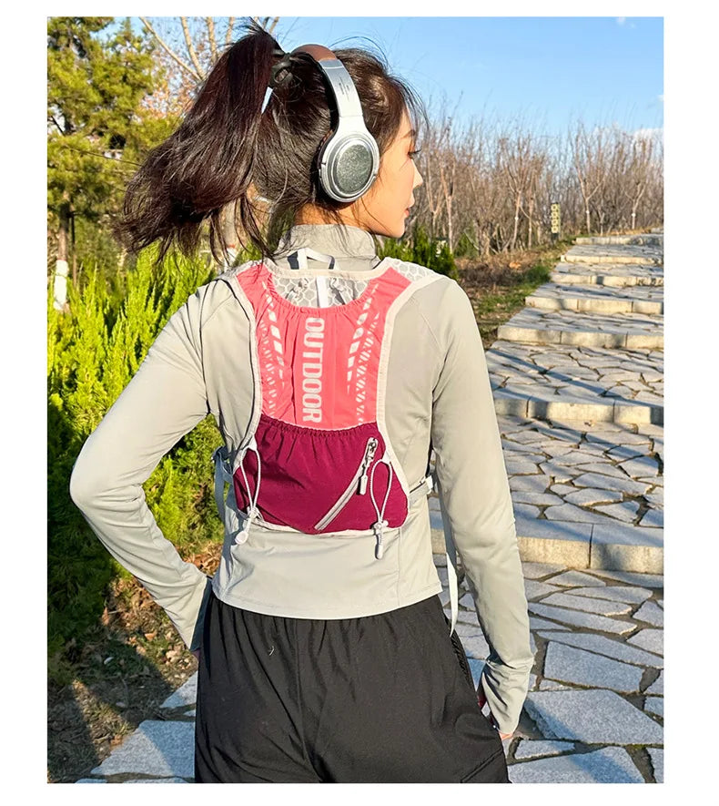 Reflective Running Hydration Vest Cycling Backpack