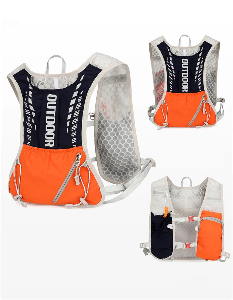 Reflective Running Hydration Vest Cycling Backpack