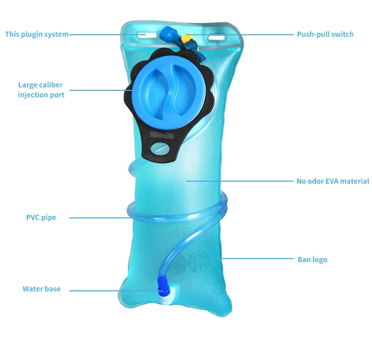 Star Field Knight Hydration Backpack Outdoor Sports