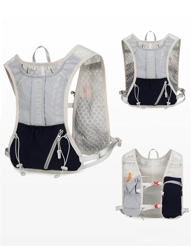 Reflective Running Hydration Vest Cycling Backpack
