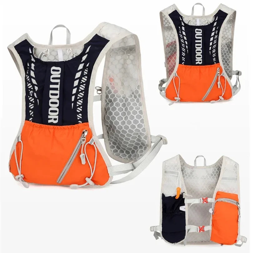 Reflective Running Hydration Vest Cycling Backpack