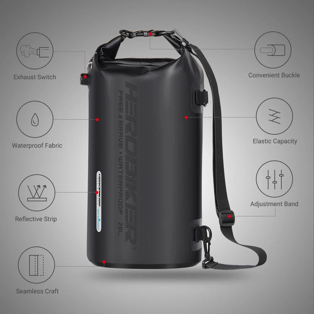 Motorcycle Outdoor Travel Backpack 20L Waterproof