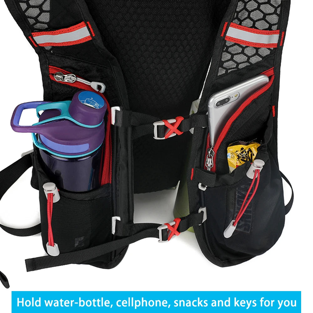 2L Hydration Backpack, Lightweight for Running & Cycling