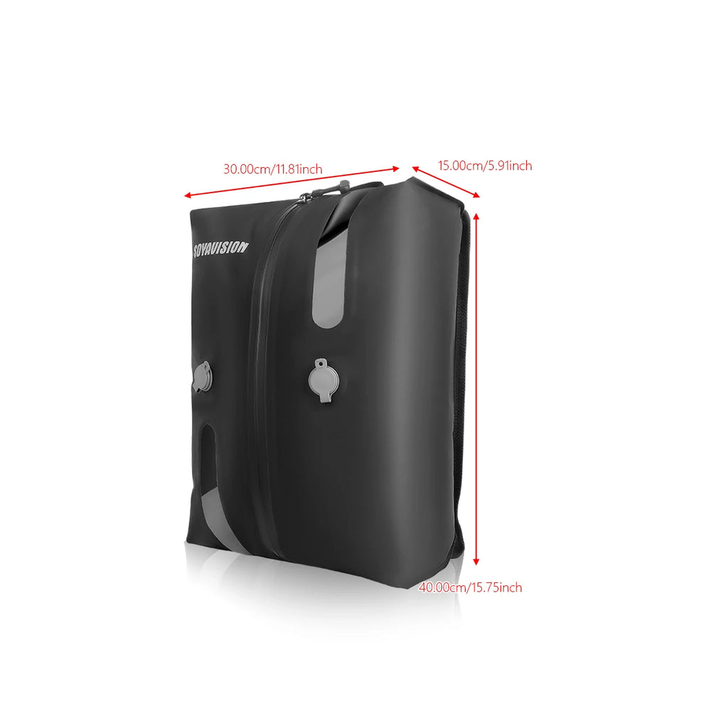 Waterproof motorcycle seat bag, travel luggage