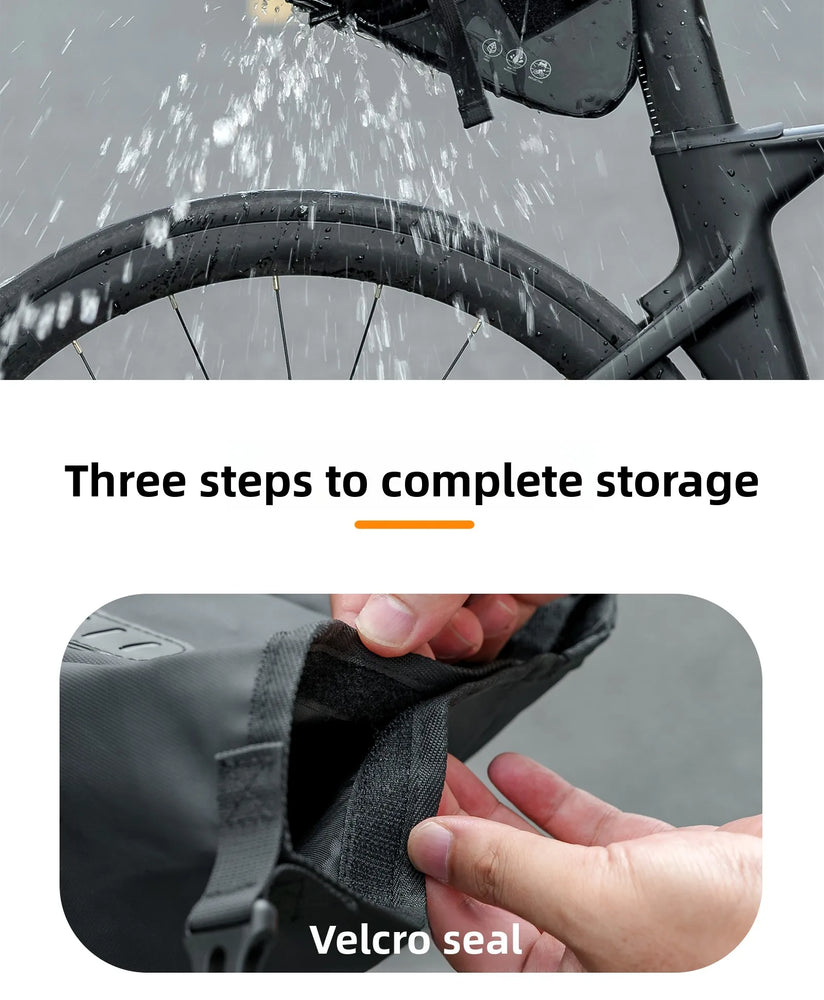 OFFBONDAGE 15L Foldable Rear Bike Saddle Bag